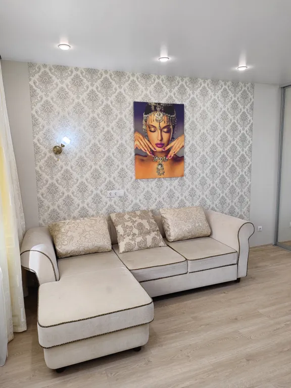 Уютная студия с видом на город