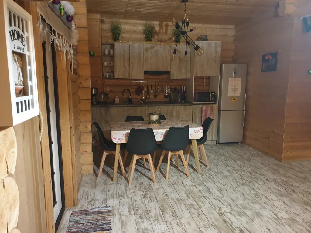 Экологический дом - сруб на побережье Балтийского моря