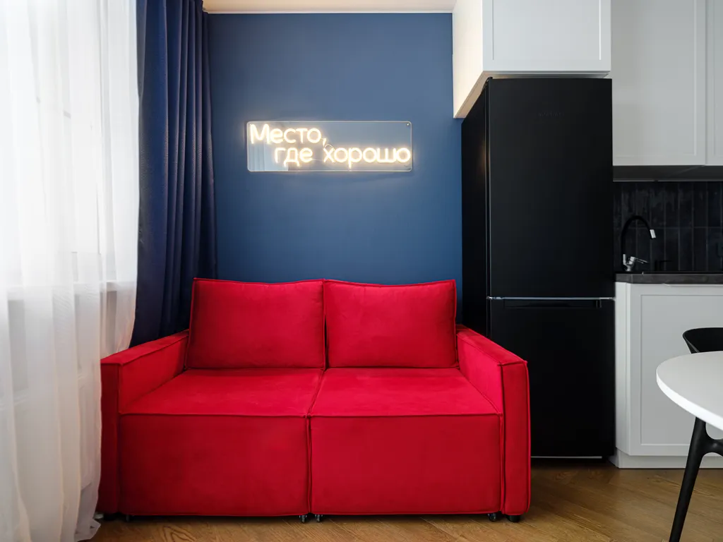 Дизайнерская квартира Блюз в Зеленогорске