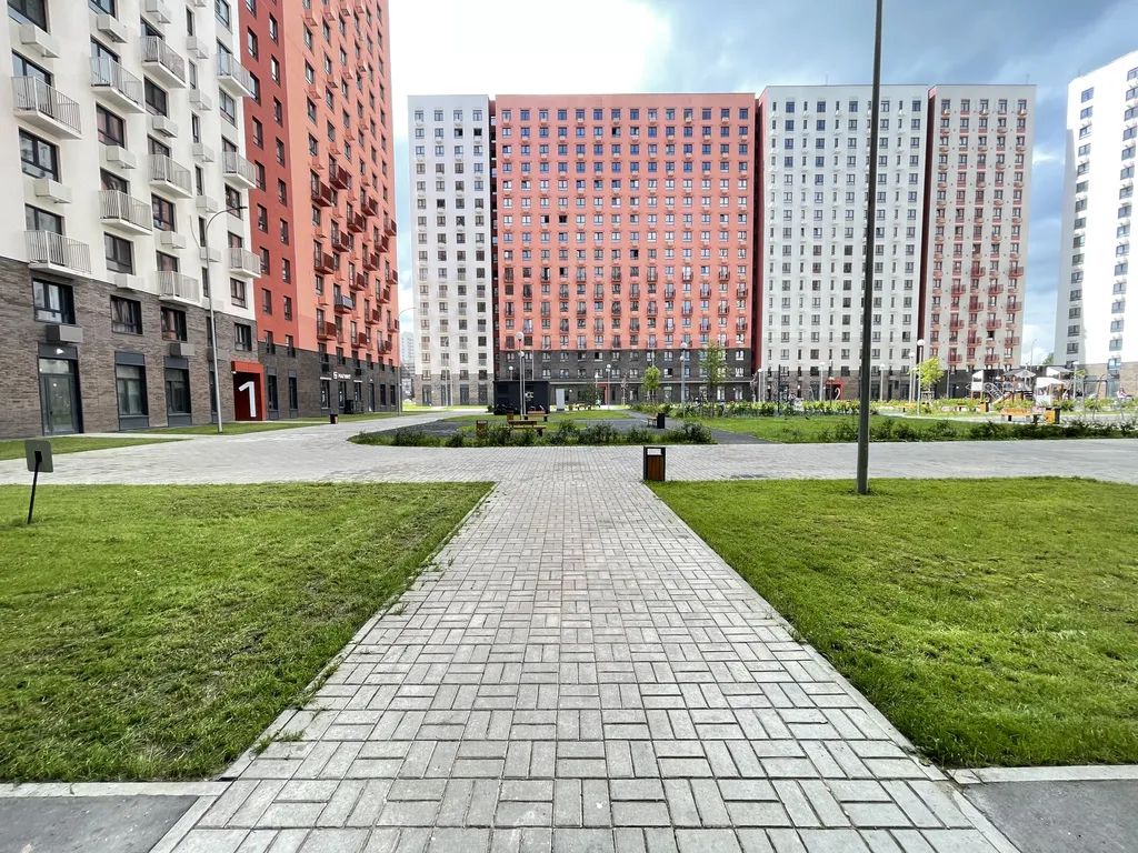 Большая квартира-студия с ванной для 3х гостей