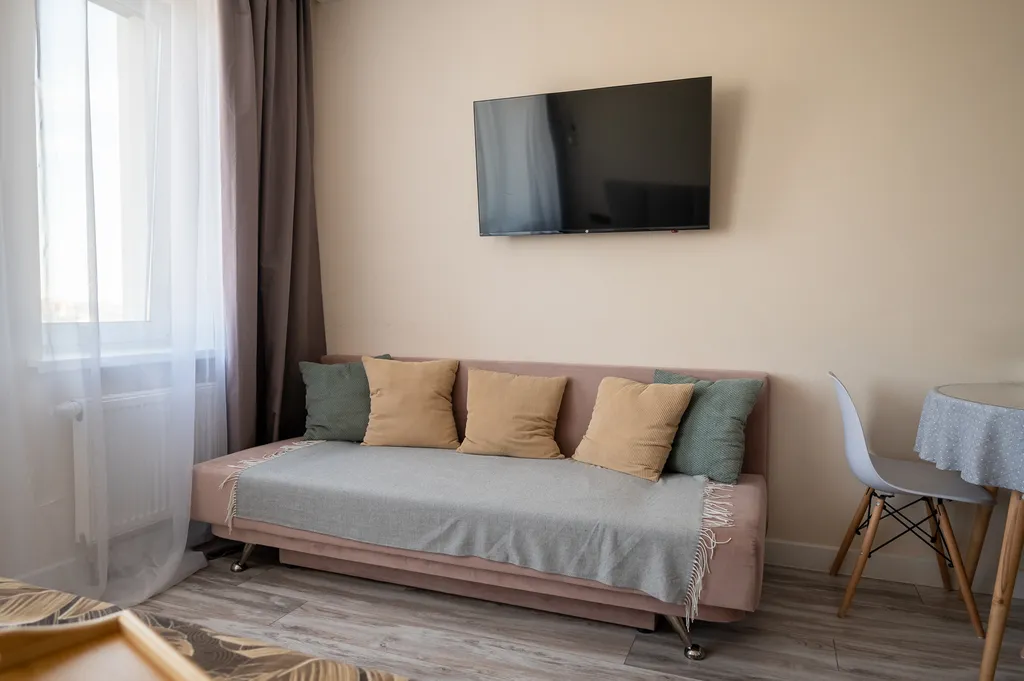 Cтудия клaccа премиум для чeтверых гоcтей c шикарным рeмoнтом