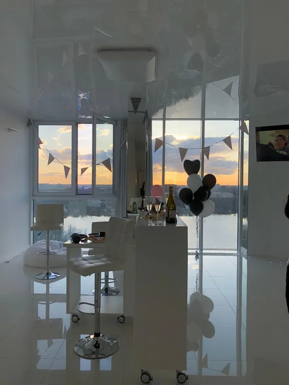 Квартира Квартира Белая панорамная студия Dream Sky — Санкт-Петербург