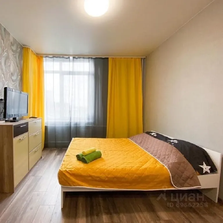 Квартира Бронируйте) Уютная студия в Новом жилом комплексе — аренда посуточно в Кемерово