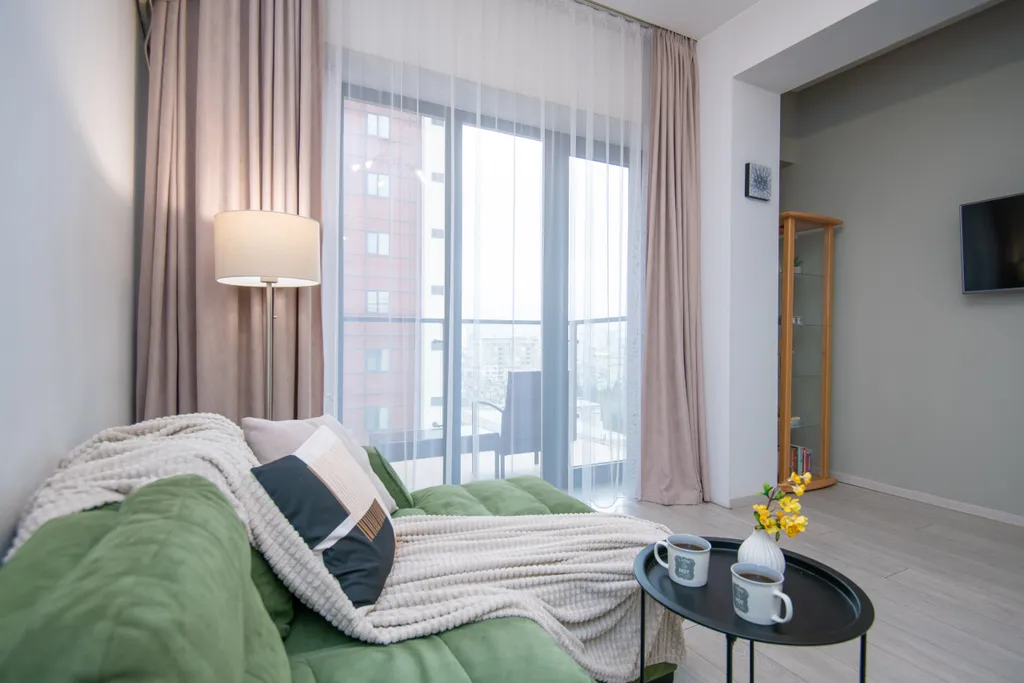 Квартира Уютные апартаменты с видом на колесо обозрения и город — аренда посуточно в Тбилиси