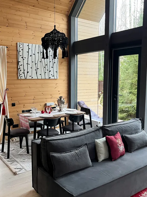 Коттедж Комфортный загородный дом с сауной вблизи заповедника — Семеновское