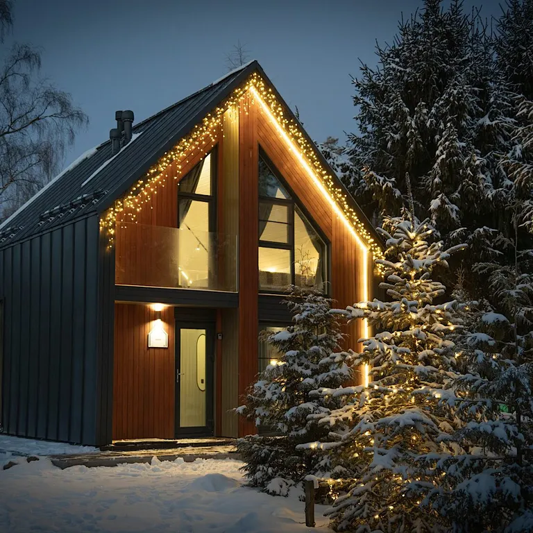 Коттедж Двухэтажный барнхаус на озере с видом на лес — Мичуринское