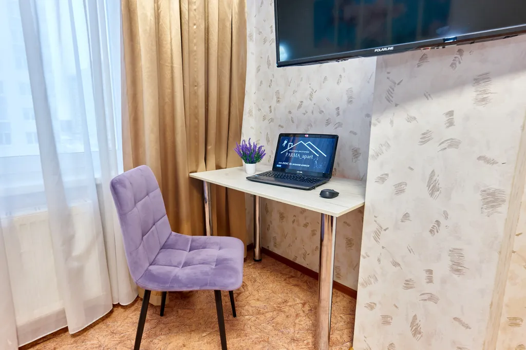 Уютная двухкомнатная квартира с отдельной кухней на 7 человек