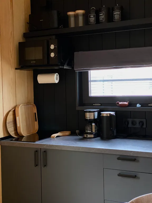 Скандинавский дом с джакузи, сауной и видом на живописное поле