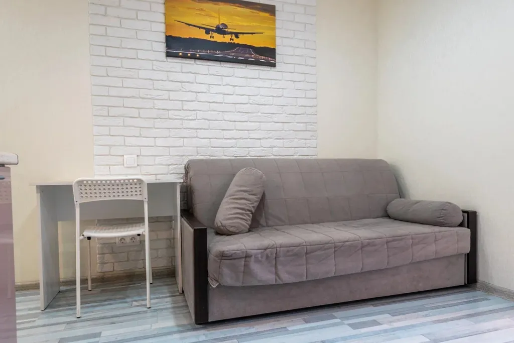 Apartment near Mega Khimki with a balcony