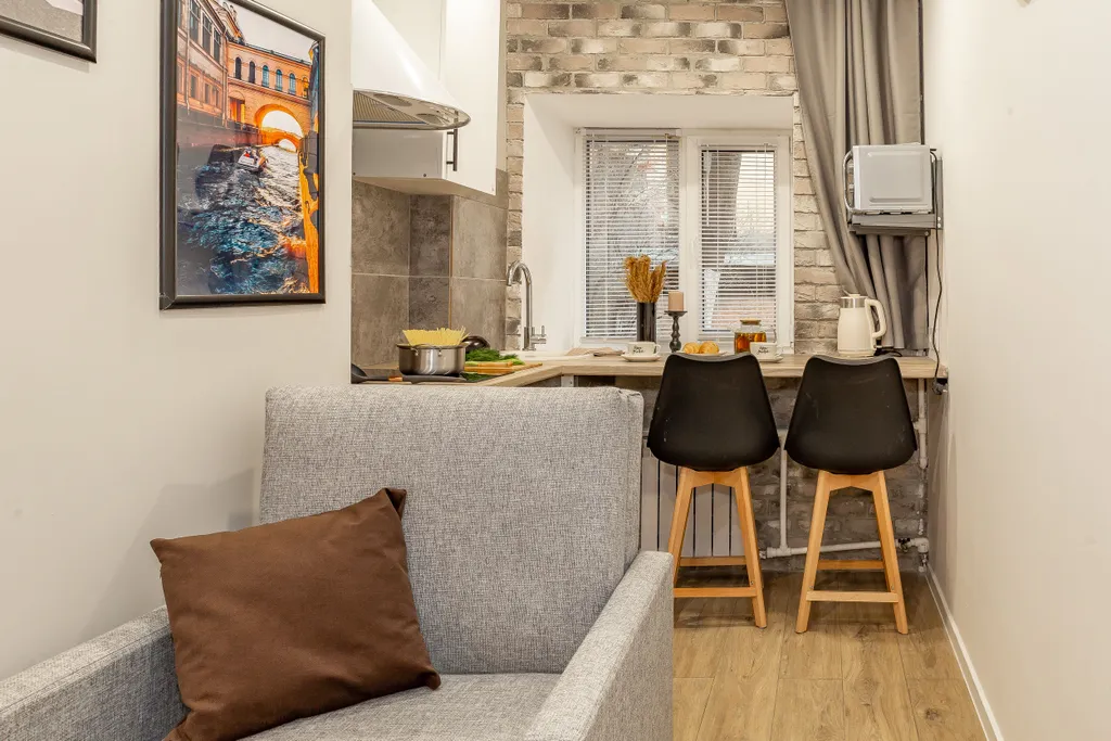 Квартира Квартира-студия, 18 м², 2 кровати — Санкт-Петербург