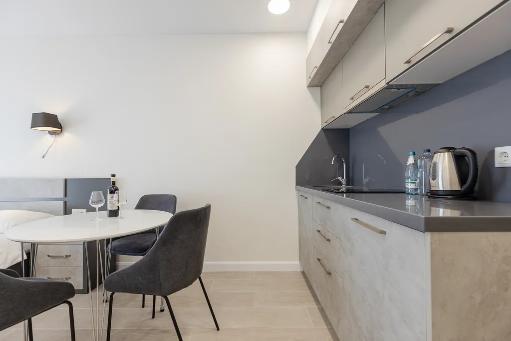 Апартамент студия с видом на море и парк