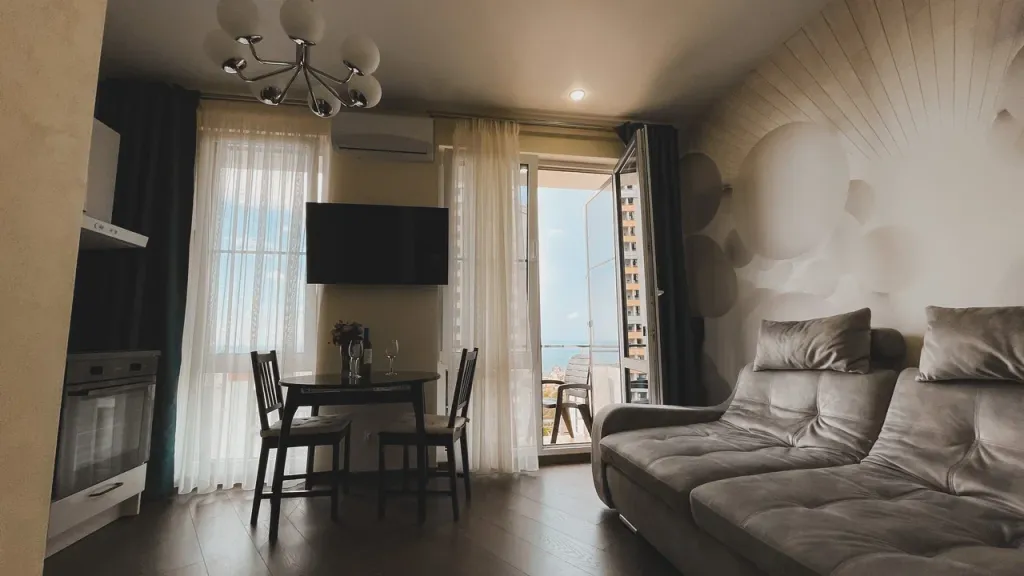 Апартаменты с балконом с видом на море