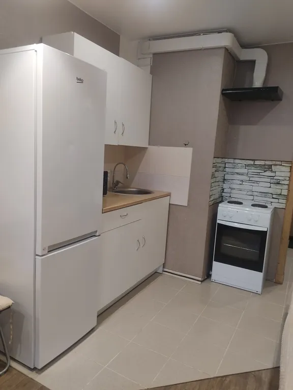 Бежевая квартира студия рядом со станцией метро Девяткино