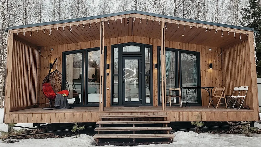 Коттедж Уютный домик с сауной и двумя спальнями — Кискелово