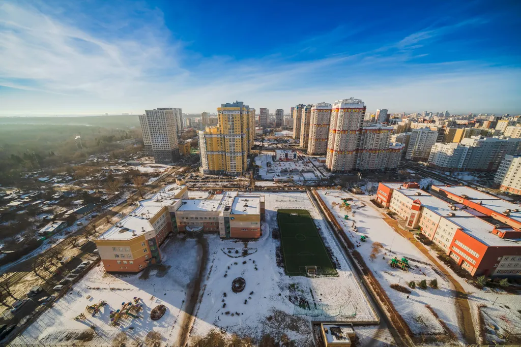 Квартира Квартира Студия с панорамным видом на 25 этаже — Екатеринбург
