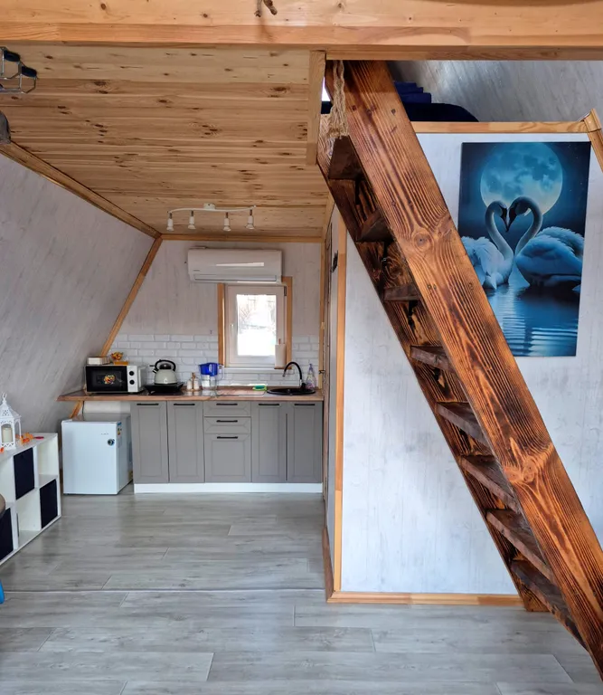 Уютный домик Сапфир на Мостовой с банькой на дровах и чаном Фурако