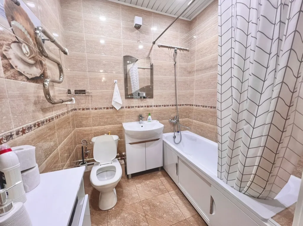 Стильная квартира с панорамными окнами