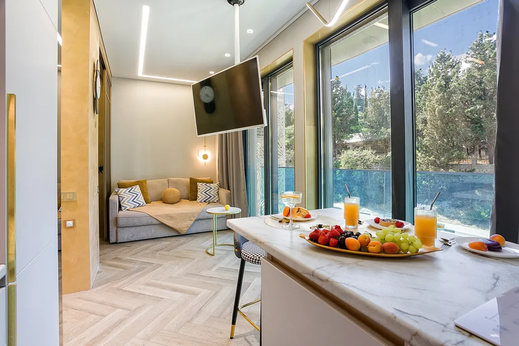 Квартира Апартаменты у моря в Скай плаза — аренда посуточно в Ялта