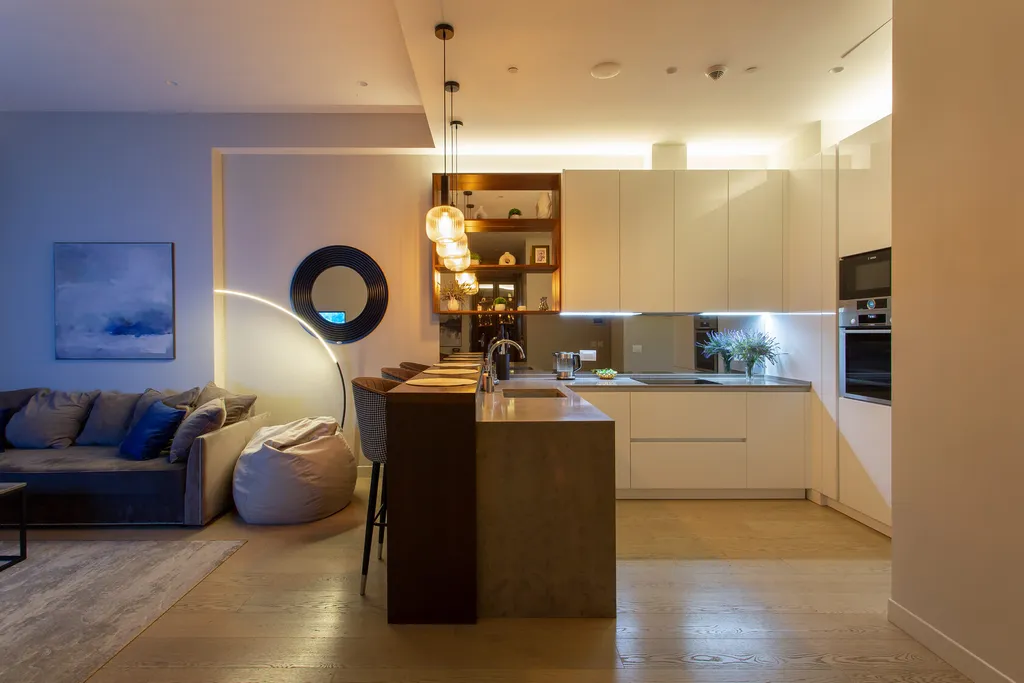 62 этаж, вид на Башни, Лужники, Парк победы