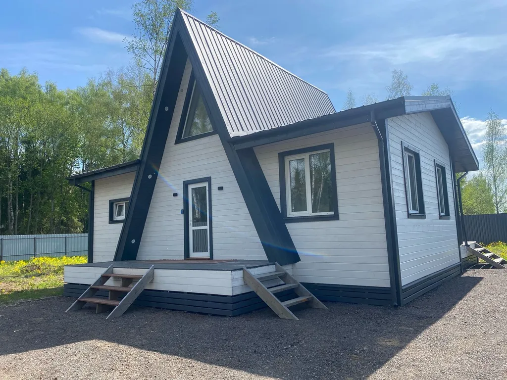 Коттедж Дом в стиле А-фрейм — Рождествено