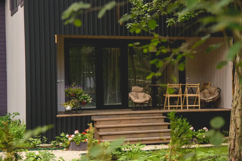 Новый домик для отдыха в сосновом бору Бунырево