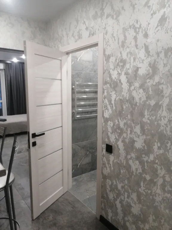 Современная студия с отдельной кухней в новостройке