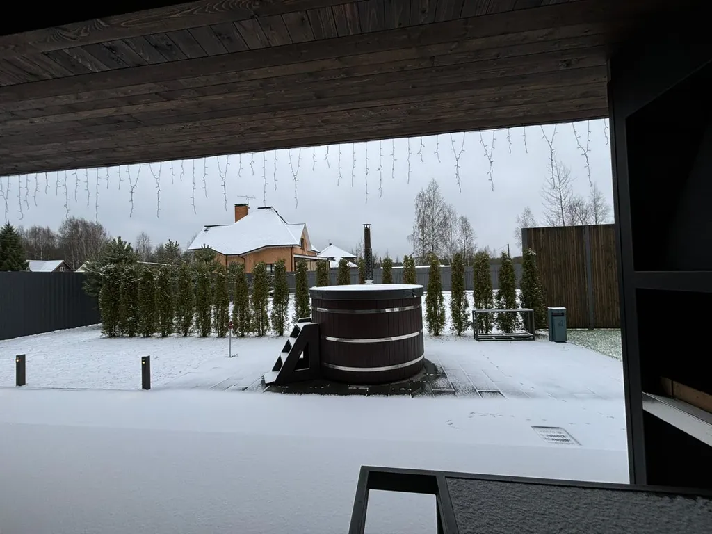 Стильный дом с чаном и сауной