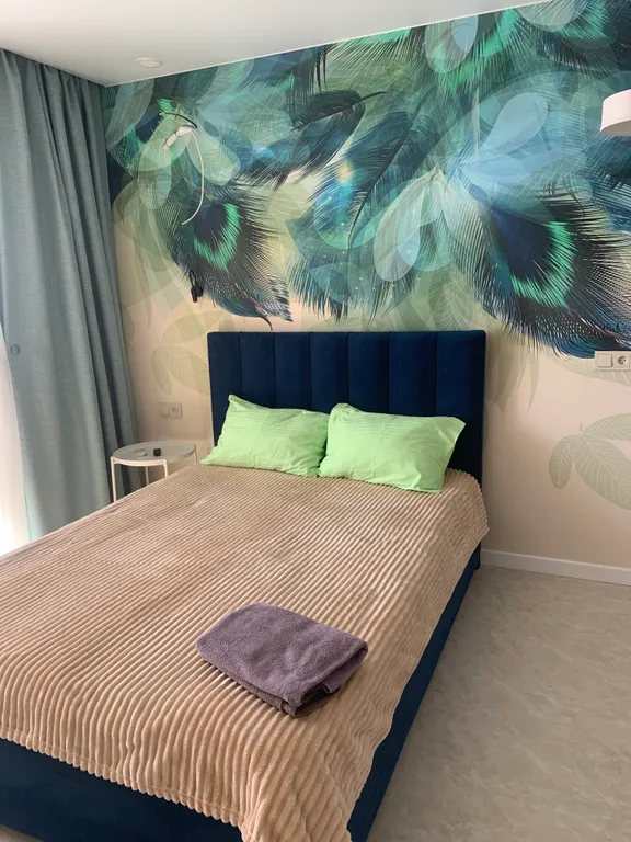 Студия в центре города с дизайнерским ремонтом