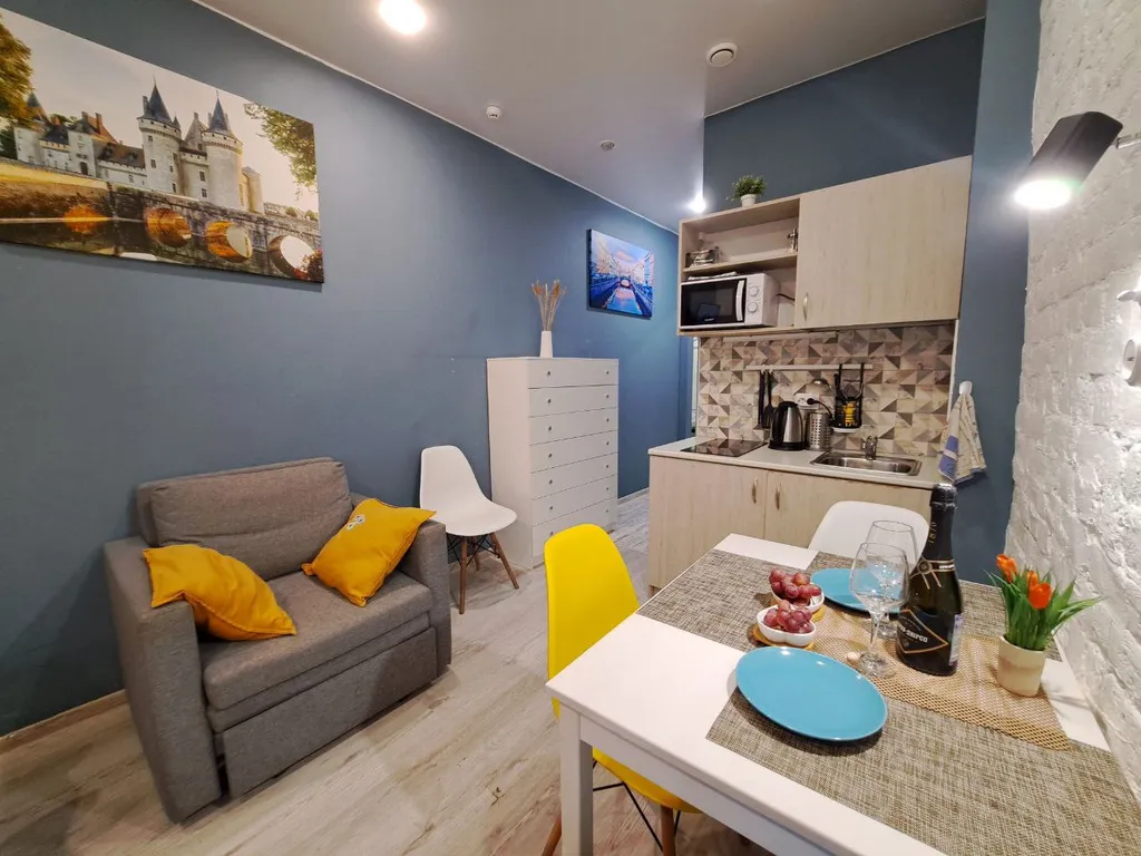 Уютная квартира-студия в центре с бесплатной парковкой