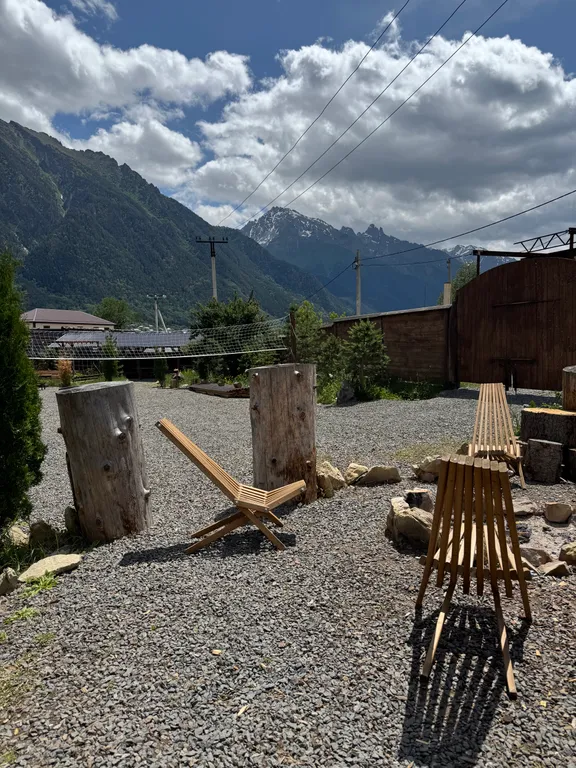 Домбай -Теберда , домики в горах