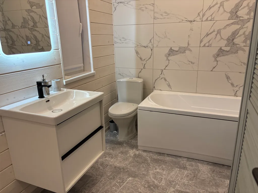 Уютный дом с баней на дровах