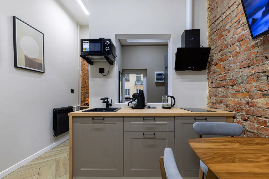 Уютные апартаменты студия в стиле лофт