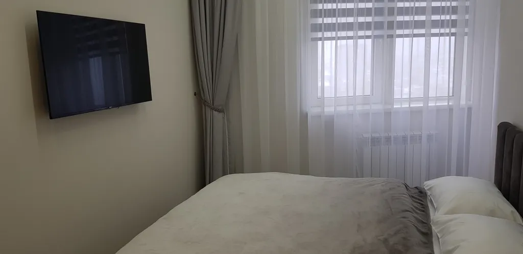 Уютный апартамент с видом на реку и на город!!! 2 кровати