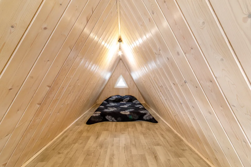 Уютный А-фpейм дом с бесплатной сауной