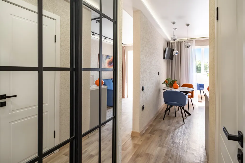 Уютный, с красивым видом апарт