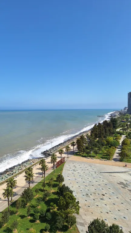 Квартира Квартира Апартамент Batumi view, первая линия, с видом на море — Батуми