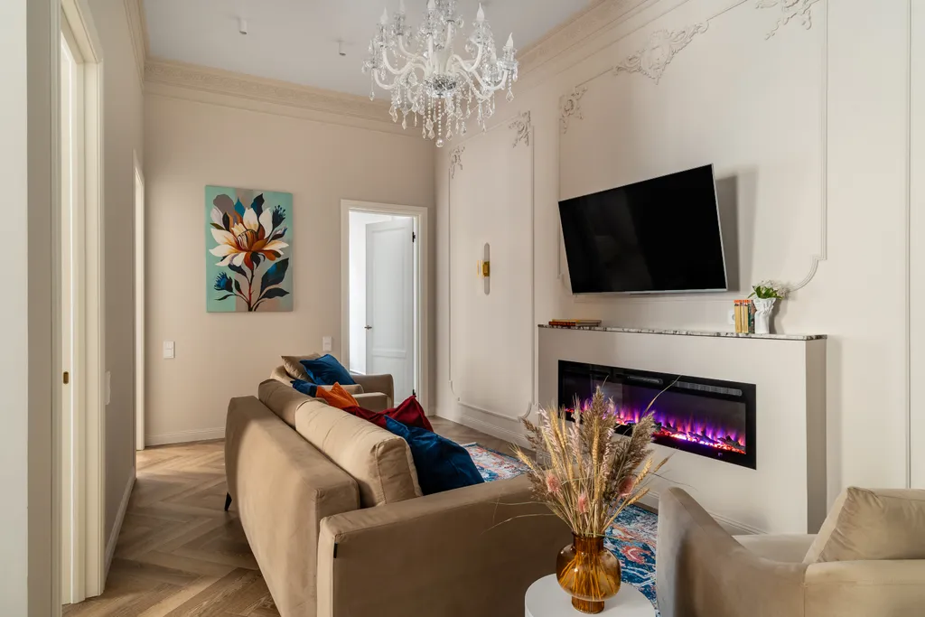 Квартира Дизайнерские апартаменты с камином в самом центре — Санкт-Петербург