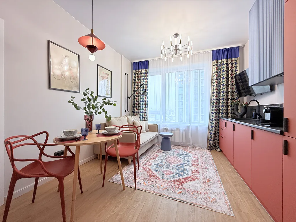 Квартира Квартира Яркий дизайн, панорама на реку прямо с кровати — Новосибирск