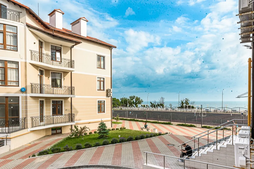 Квартира Квартира Студия с балконом и видом на море в ЖК Черноморский-2 — Геленджик