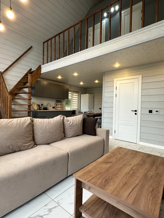 Коттедж Новый дом, барнхаус с баней и чаном на природе — Шумилово