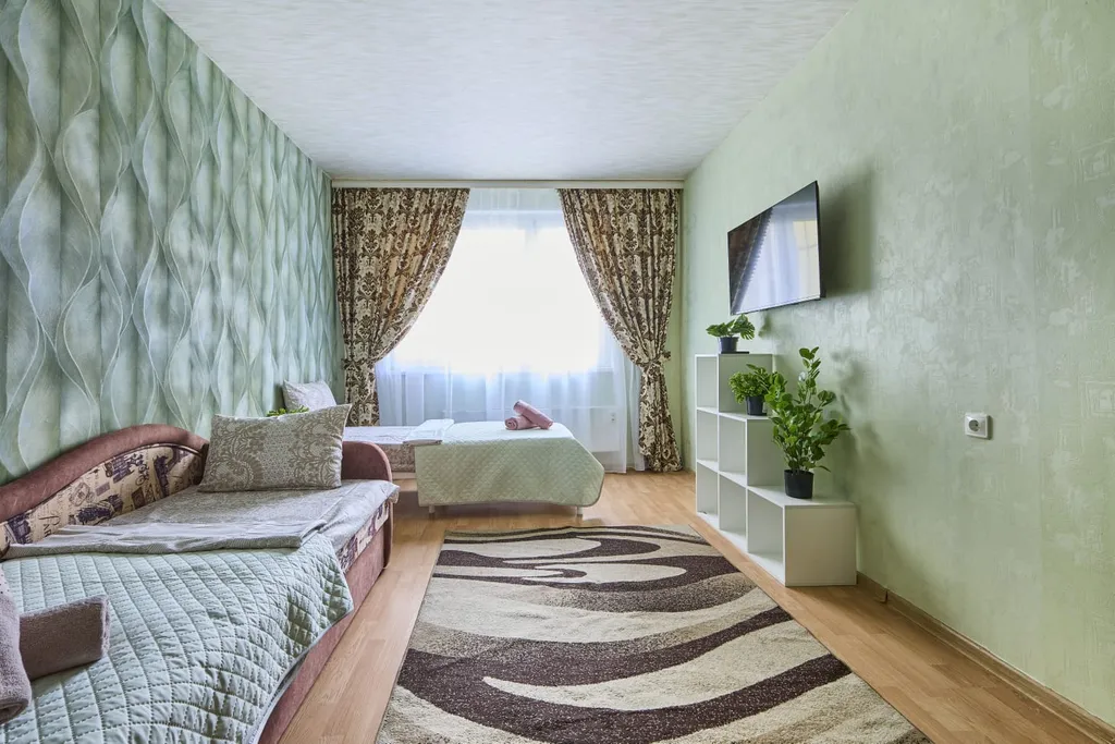 Большая трешка 8 раздельных кроватей