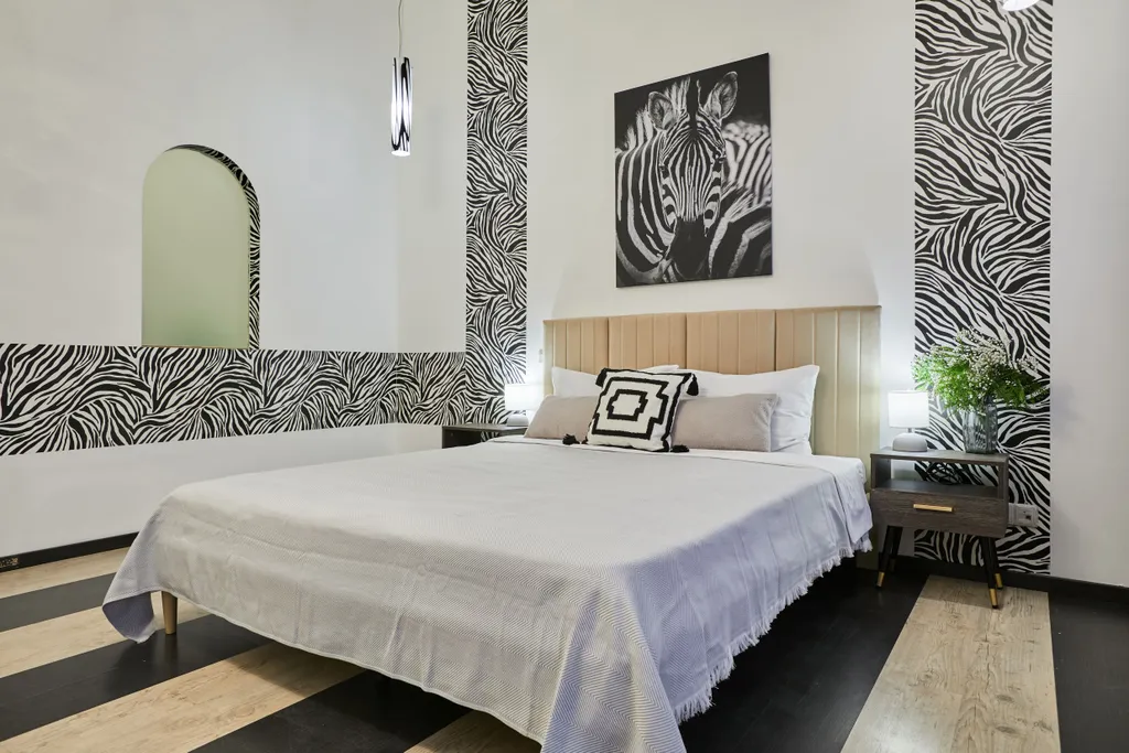 3 спальни, балкон, красивый дом