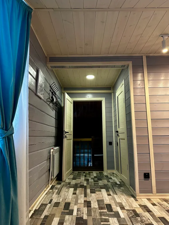 Дом 302m2 — чан, кухня, панорамные окна