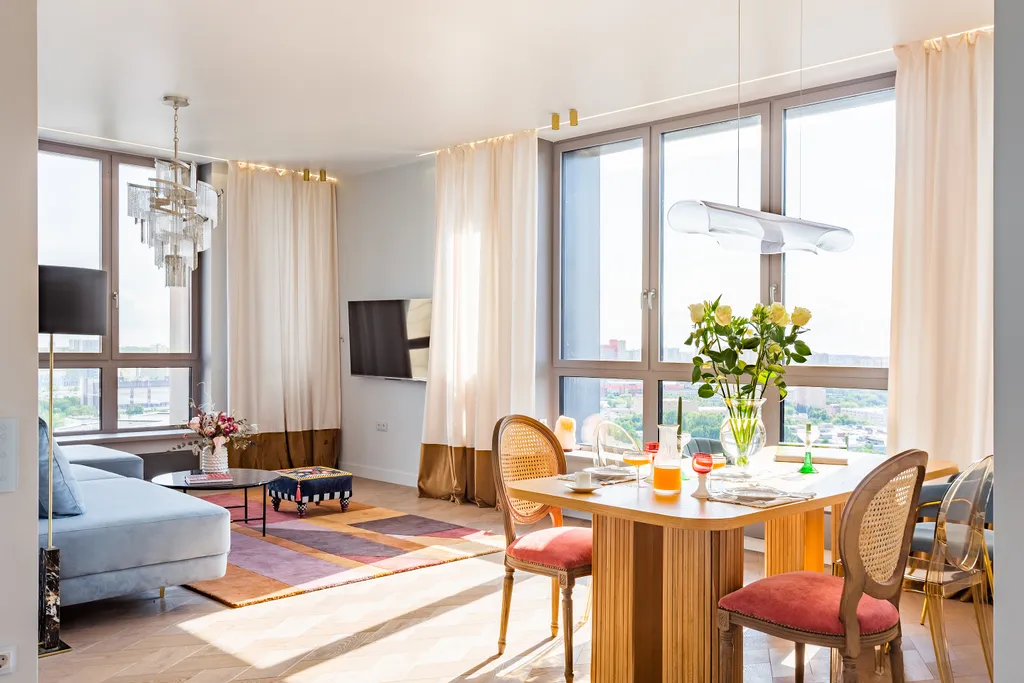 Видовая 3-комнатная квартира в комплексе Премиум класса — аренда посуточно в Москва