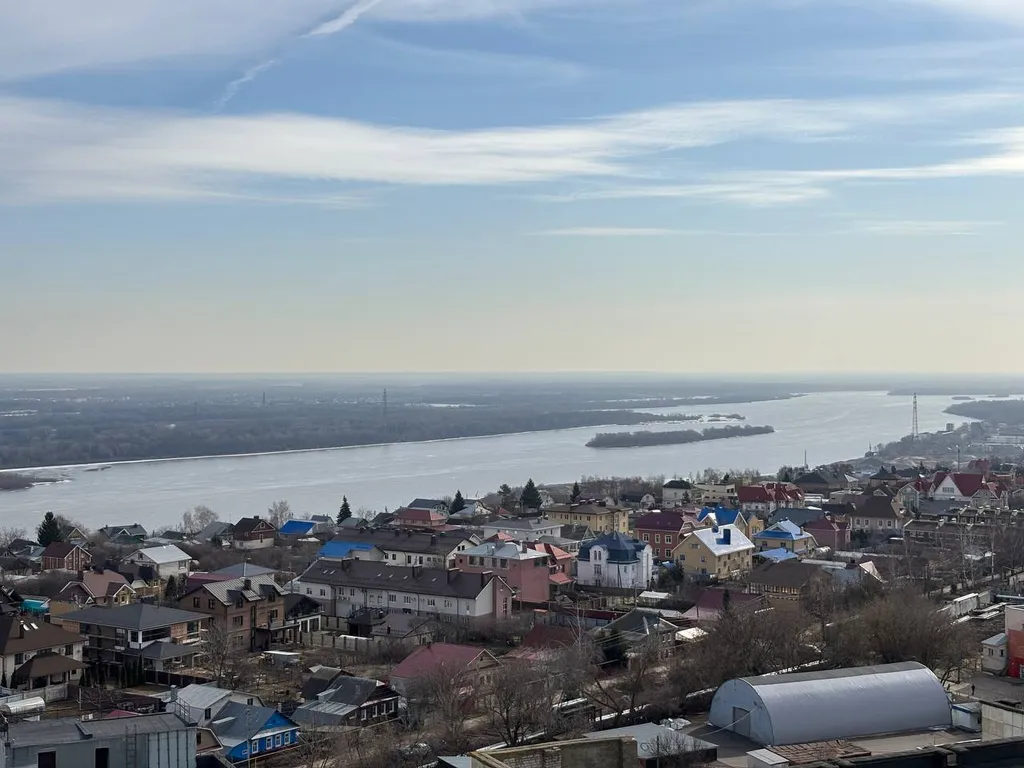 Уютная Видовая квартира с видом на реку Волга