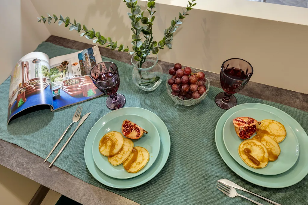 Для теплых вечеров: студия Сага с балконом в Одинбург, вблизи больницы