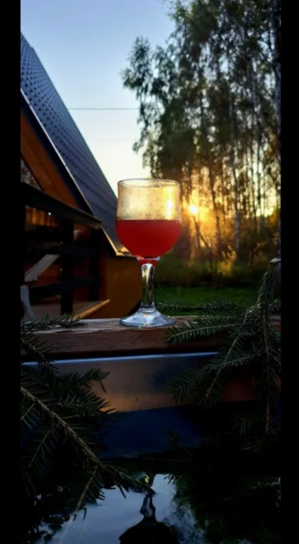 Дом в стиле a-frame в лесу в 10 км от Смоленска рядом с р. Днепр