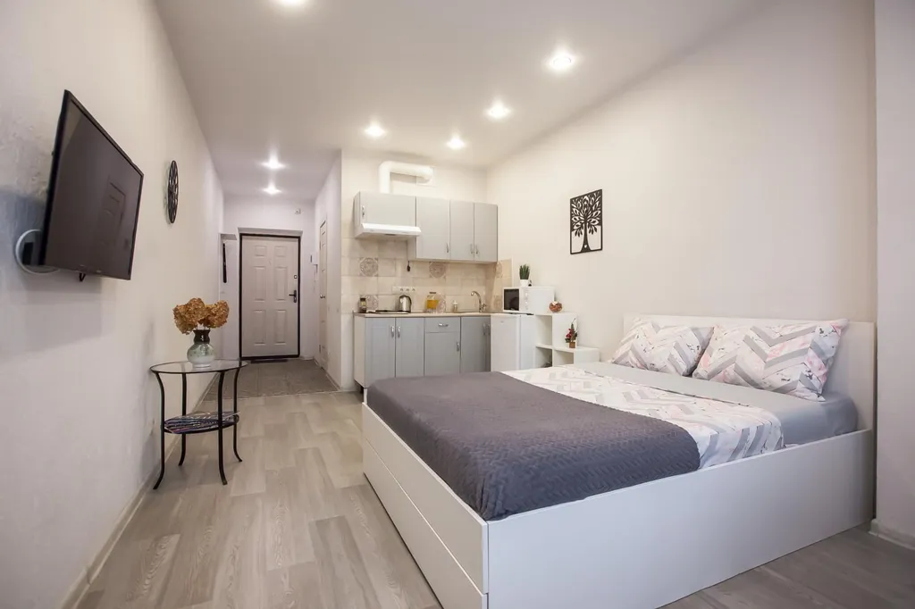 Уютная студия в престижном районе города рядом с лесом