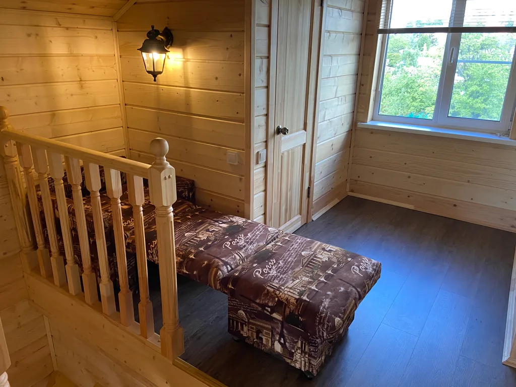 Коттедж с баней на дровах