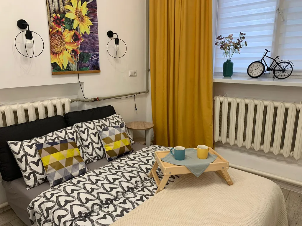 Квартира Яркая студия для пары у метро — аренда посуточно в Нижний Новгород